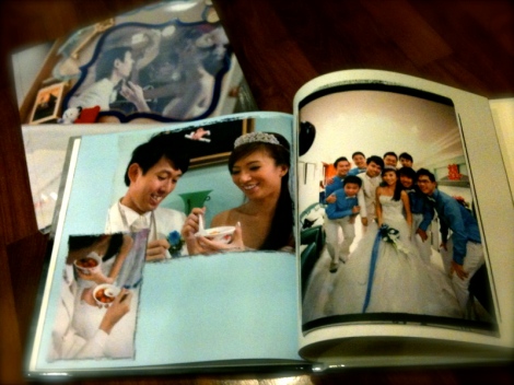 our wedding albums